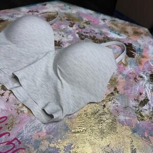 PINK by Victoria's Secret Gray Wireless Push Up Bra